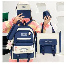 ENSEMBLE DE 5 SACS pour Élève ou Écolière.