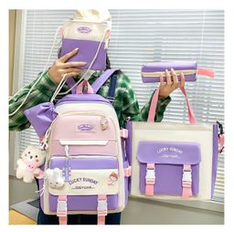 ENSEMBLE DE 5 SACS pour Élève ou Écolière.