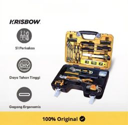 KRISBOW MECHANIC TOOL KIT 51PCS LRTKM51