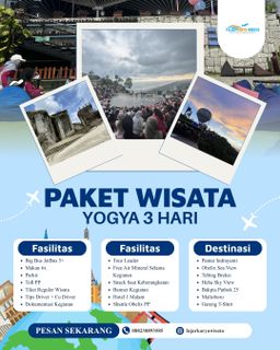 PAKET WISATA YOGYA 3 HARI