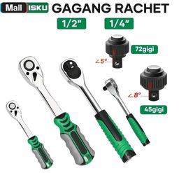 ISKU Gagang Rachet 1/2, 72 Gigi