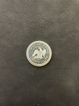 Liberty Silver Round – 1 oz .999 Fine Silver (Liberty Bell Design)