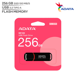 ADATA UV150 / CAPACIDAD 256 GB / USB TIPO A 3.2