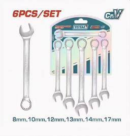 TOTAL Kunci Ring Pas Set 6pcs