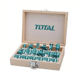 TOTAL Router bits Set [12pcs-12mm] TACSR2121