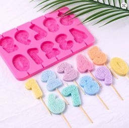 Molde de Numeros para velas de cumpleaños