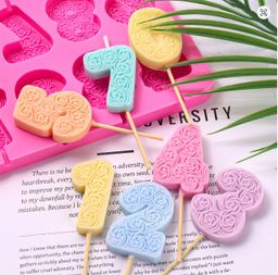 Molde de Numeros para velas de cumpleaños