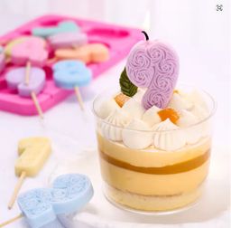 Molde de Numeros para velas de cumpleaños