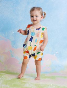 [PRE-ORDER] Woven Romper (Tiny Orchard)