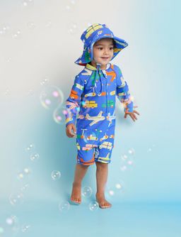 [PRE-ORDER] Long Sleeve Rash Swimsuit (Beep Beep)