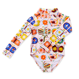 [PRE-ORDER] Long Sleeve Zip Swimsuit (Flutterby)