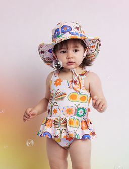 [PRE-ORDER] Sleeveless Frill Swimsuit (Flutterby)