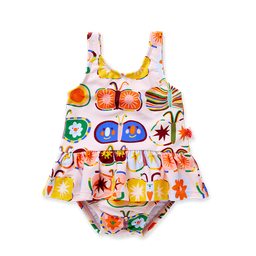 [PRE-ORDER] Sleeveless Frill Swimsuit (Flutterby)