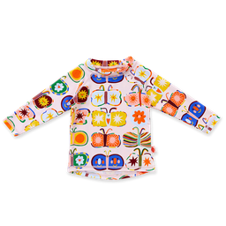 [PRE-ORDER] Long Sleeve Rash Swim Top (Flutterby)