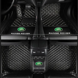 TAPIS 8D plus LUXURY-land rover (noir/beige) 