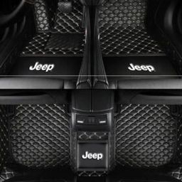 TAPIS 8D plus LUXURY-jeep (noir/beige)