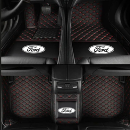 TAPIS 8D plus LUXURY-FORD (noir/rouge)