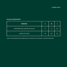 Falda Regiment, Negro