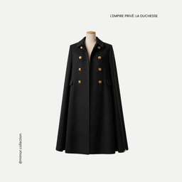 Abrigo La Duchesse, Negro