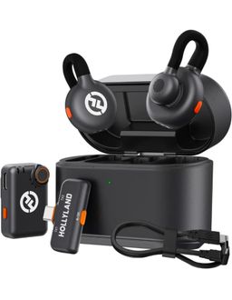 Hollyland Lark M2S Combo Wireless Lavalier Microphone Vocal Microphone 