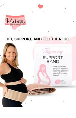 Partum Panties Pregnancy Support Band Comfortable Belly & Back Support