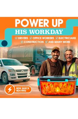 Electric Lunch Box for Adults 1.5L Self Heating Lunch Box for Car /Truck 