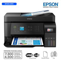 EPSON L5590  / MULTIFUNCIONAL WIFI / IMPRESORA / ESCANER TAM OFICIO / COPIADORA / FAX