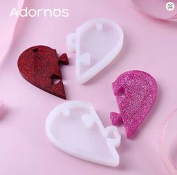 Molde Cerraduras de Corazon 