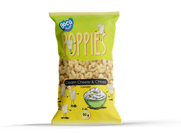 Boca Poppies Cream cheese & Chives 90g × 20s