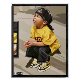 "I Just Wanna Be Cool Mama" Framed Print