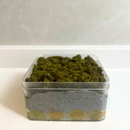 Matcha-Goma-Misu w Matcha crumble 