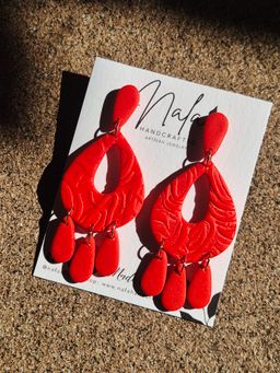 Vermillion chandelier