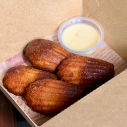 Butter Tteok (with condensed milk dip)