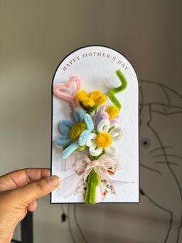Mother’s day bouquet card