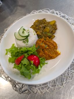 vegi Curry w/ rice