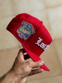 New Era 9Fifty A-Frame - La Dodgers 40th Anniversary Red Prime Edition