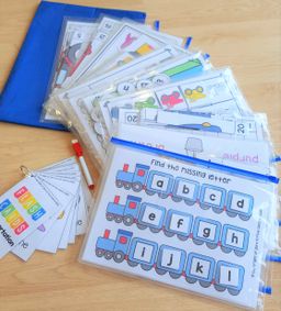 Preschool Learning Kit (Transportation Theme)