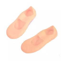 Chaussette silicone Chaussettes de pied anti-sèches, Silicone protéger les semelles talons