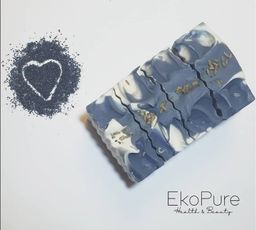 Jabón  carbón activado y arcilla bentonita