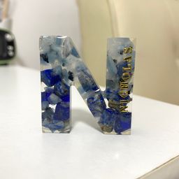 Personalised Crystal Initials with name