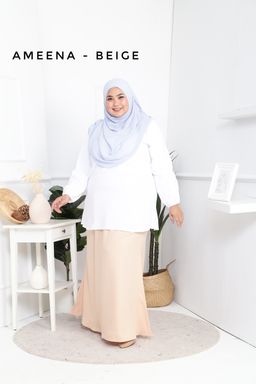 SKIRT AMEENA BEIGE