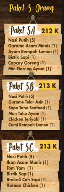 Paket 5 Orang