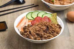 Fried Pork Chop Rice Bowl 炸猪扒饭 🐷