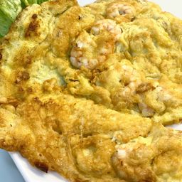 Prawn Omelette 鲜虾煎蛋