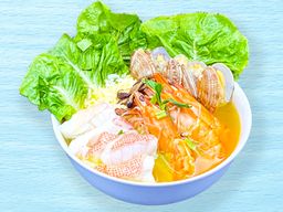 Seafood Pumpkin Porridge 金瓜海鲜粥