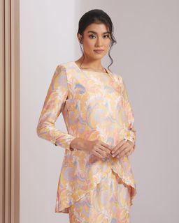 ERINA BAJU KURUNG - ORANGE POP