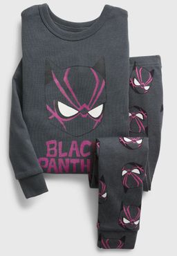 Organic Cotton Black Panther PJ Set