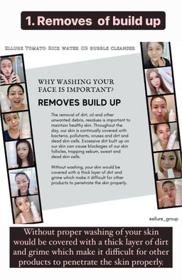 Ellure Tomato Rice Water O₂ Bubble Cleanser 