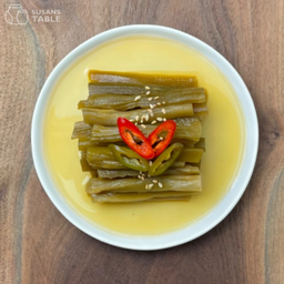 B16. Korean Style Pickled Asparagus Lettuce 300g (궁채 짱아찌 300g)