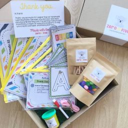 Preschool Learning Kit (Fruits and Vegetables Theme)